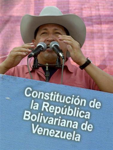 Hugo Chavez, lord of the llano!