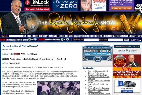 Rush Limbaugh WANTS riots in Denver. Any questions?